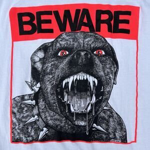 Vintage 80s BMX HAMMER bodywear bodyguards t shirt Junkyard Dog XL Marc McKee